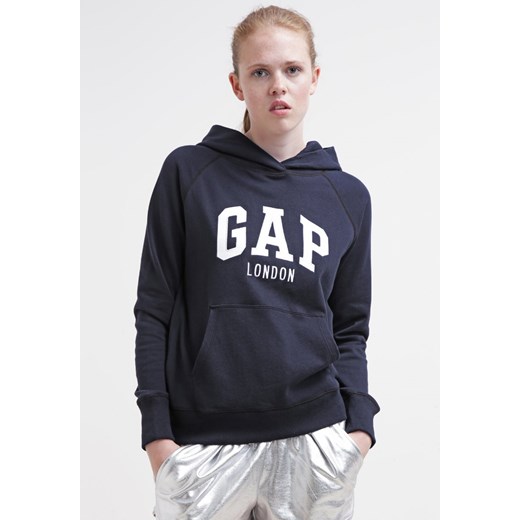 GAP Bluza dark blue zalando szary Bluzy z kapturem damskie