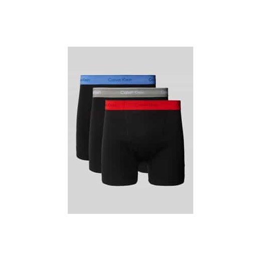 Bokserki z elastycznym paskiem z logo ze sklepu Peek&Cloppenburg  w kategorii Majtki męskie - zdjęcie 178243821