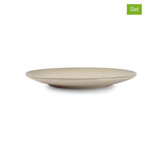 Salt and Pepper Talerze obiadowe (6 szt.) &quot;Fosil&quot; w kolorze beżowym - Ø 25 cm ze sklepu Limango Polska w kategorii Talerze - zdjęcie 178244621