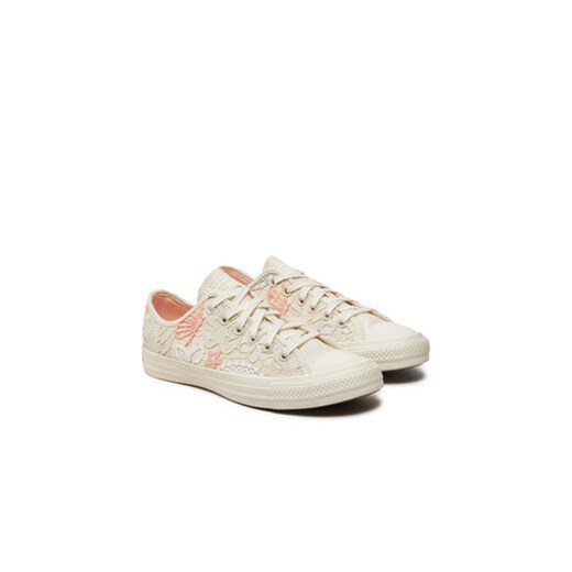 Converse Trampki Chuck Taylor All Star Butterflies A07537C Beżowy Converse 39_5 MODIVO