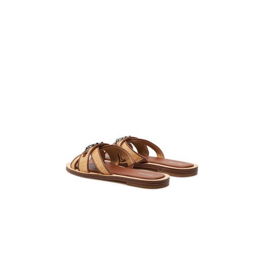MICHAEL Michael Kors Klapki Tiffanie Flat Slide 40S4TFFS1D Brązowy Michael Michael Kors 40 MODIVO