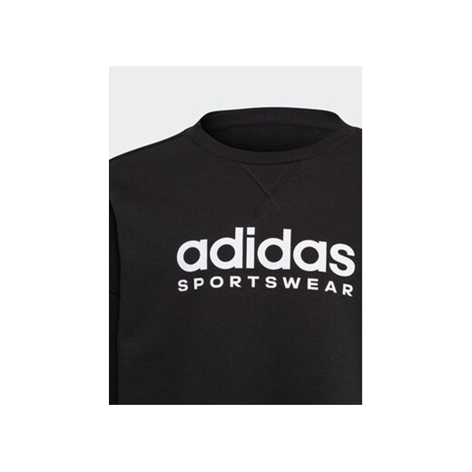 adidas Bluza Fleece IB3232 Czarny Loose Fit 13_14Y MODIVO