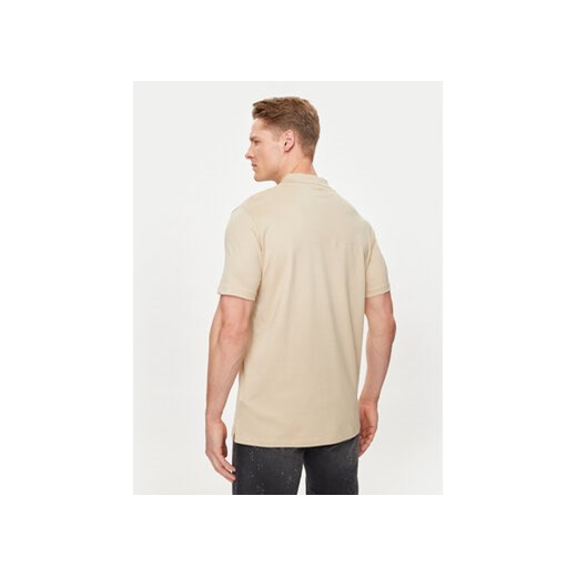 KARL LAGERFELD Polo 745028 542232 Beżowy Regular Fit Karl Lagerfeld L MODIVO