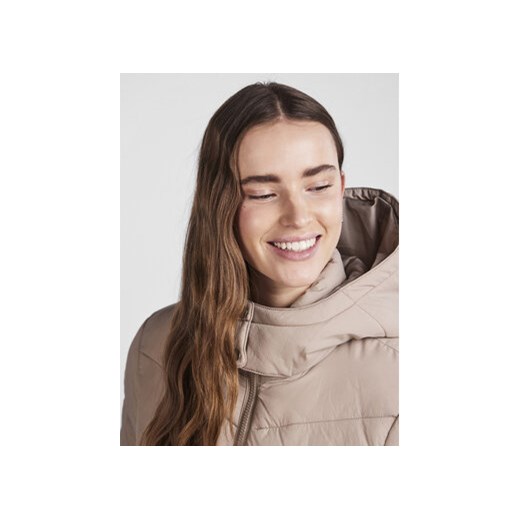 Pieces Kurtka puchowa Jamilla 17126620 Beżowy Regular Fit Pieces M MODIVO