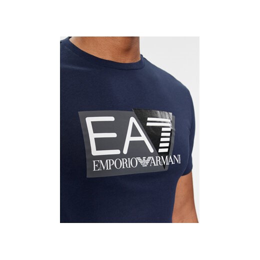 EA7 Emporio Armani T-Shirt 3DPT81 PJM9Z 1554 Granatowy Regular Fit XXL MODIVO