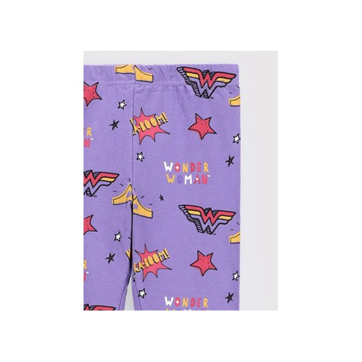 Coccodrillo Legginsy WONDER WOMAN ZC2122104LIG Fioletowy Slim Fit 104 MODIVO