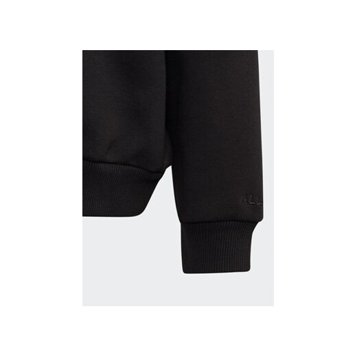 adidas Bluza Fleece IB3232 Czarny Loose Fit 13_14Y MODIVO