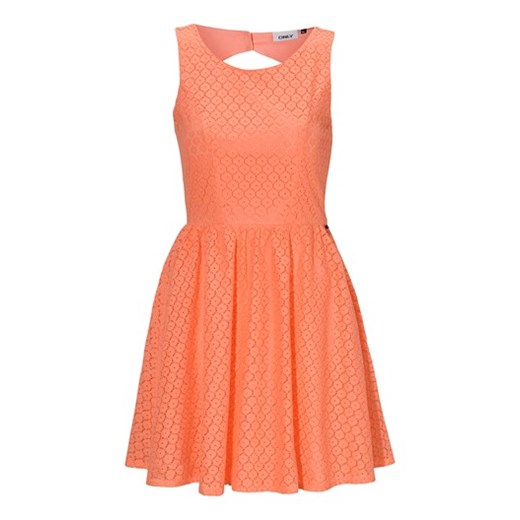 Sukienka Fairy pomarańczowy halens-pl pomaranczowy guziki