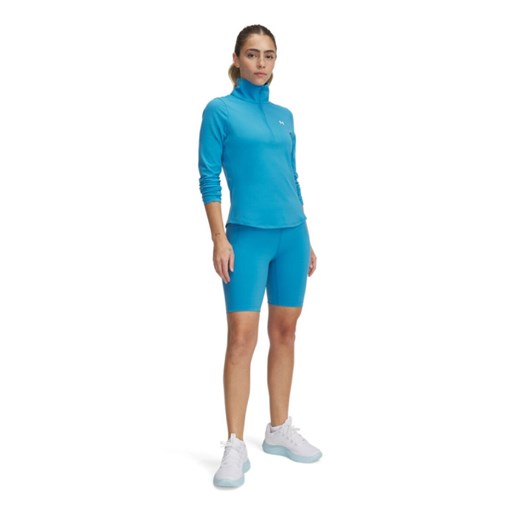 Damskie kolarki treningowe Under Armour Motion Bike Short Emea - niebieskie ze sklepu Sportstylestory.com w kategorii Szorty - zdjęcie 178253314