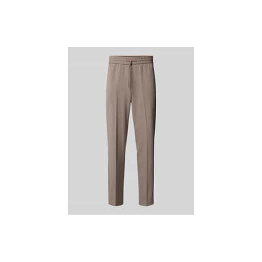 Spodnie materiałowe relaxed fit z elastycznym pasem ze sklepu Peek&Cloppenburg  w kategorii Spodnie męskie - zdjęcie 178253561