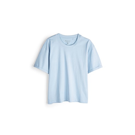 GATE T-shirt o luźnym kroju, wykonany z bawełny 34 ze sklepu gateshop w kategorii Bluzki damskie - zdjęcie 178254063