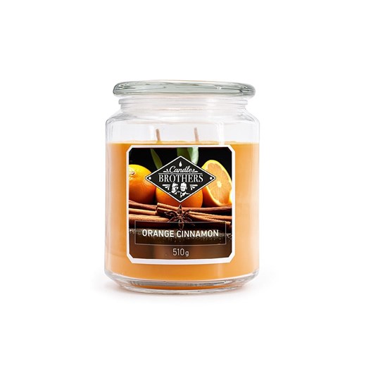 Candle Brothers Świeca zapachowa &quot;Orange Cinnamon&apos;&apos; - 510 g ze sklepu Limango Polska w kategorii Świece i dyfuzory - zdjęcie 178254500