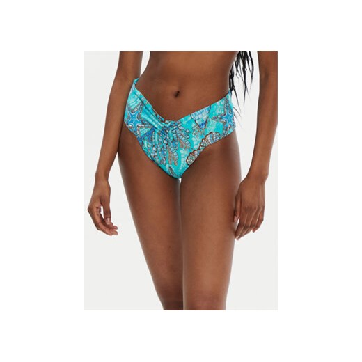 Seafolly Dół od bikini La Mer 40742-214 Turkusowy ze sklepu MODIVO w kategorii Stroje kąpielowe - zdjęcie 178254992