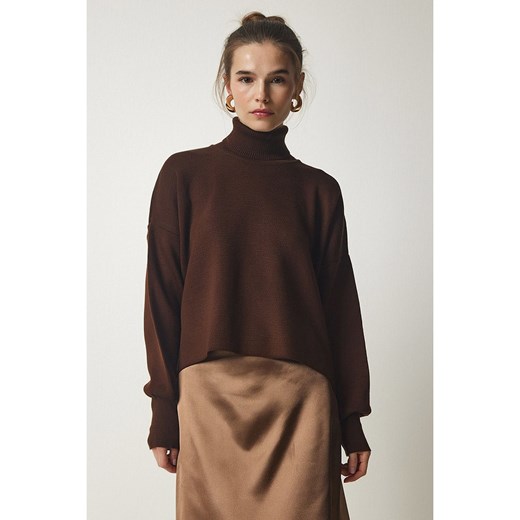 Happiness Istanbul Golf w kolorze brązowym Happiness Istanbul onesize okazyjna cena Limango Polska