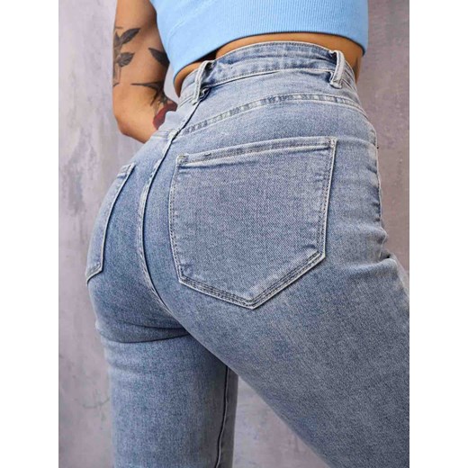 Jeansy damskie Olika niebieskie