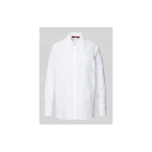 Bluzka koszulowa o kroju regular fit z haftem angielskim model ‘SESIA’ ze sklepu Peek&Cloppenburg  w kategorii Koszule damskie - zdjęcie 178257984