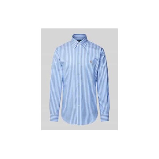 Koszula biznesowa o kroju custom fit z kołnierzykiem typu button down ze sklepu Peek&Cloppenburg  w kategorii Koszule męskie - zdjęcie 178258002