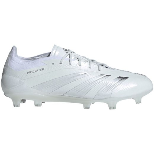 Buty piłkarskie adidas Predator Elite Fg U IE1803 białe ze sklepu ButyModne.pl w kategorii Buty sportowe męskie - zdjęcie 178258182