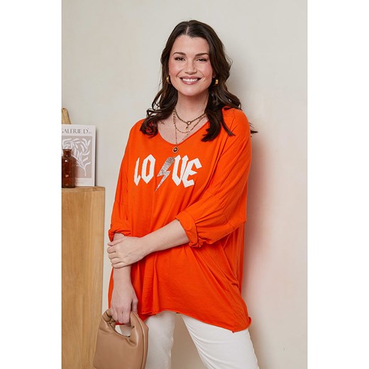 Curvy Lady Bluzka w kolorze pomarańczowym Curvy Lady 44/46 okazyjna cena Limango Polska