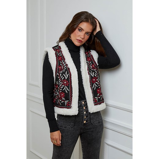 L&apos;armoire de Suzette Kamizelka w kolorze czarnym L'armoire De Suzette 36 promocyjna cena Limango Polska