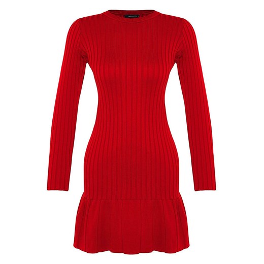 trendyol Sukienka w kolorze czerwonym Trendyol L wyprzedaż Limango Polska