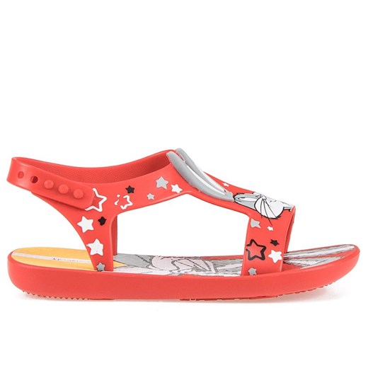 Sandały Ipanema Looney Tunes Baby 26372-22192 - czerwone ze sklepu streetstyle24.pl w kategorii Sandały dziecięce - zdjęcie 178263273