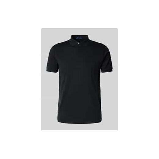Koszulka polo o kroju custom slim fit z wyhaftowanym logo model ‘INTERLOCK’ ze sklepu Peek&Cloppenburg  w kategorii T-shirty męskie - zdjęcie 178263302