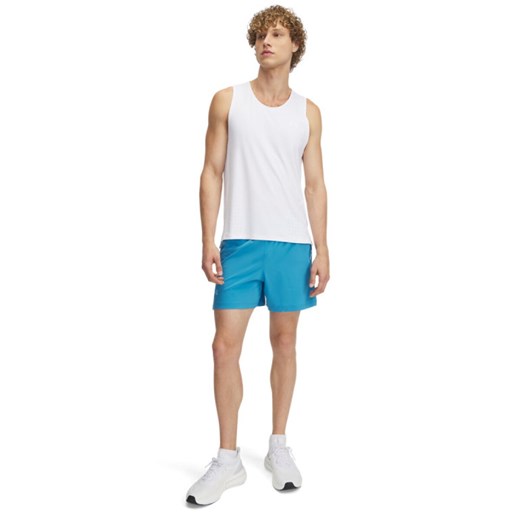 Męskie spodenki do biegania Under Armour UA Launch Pro 5\'\' Shorts - niebieskie ze sklepu Sportstylestory.com w kategorii Spodenki męskie - zdjęcie 178263844
