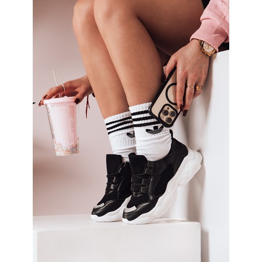 Sneakersy damskie BLENSY czarne Dstreet ZY0099 ze sklepu DSTREET.PL w kategorii Buty sportowe damskie - zdjęcie 178264230