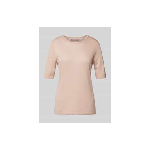 Sweter z dzianiny z prążkowanymi wykończeniami ze sklepu Peek&Cloppenburg  w kategorii Swetry damskie - zdjęcie 178264771