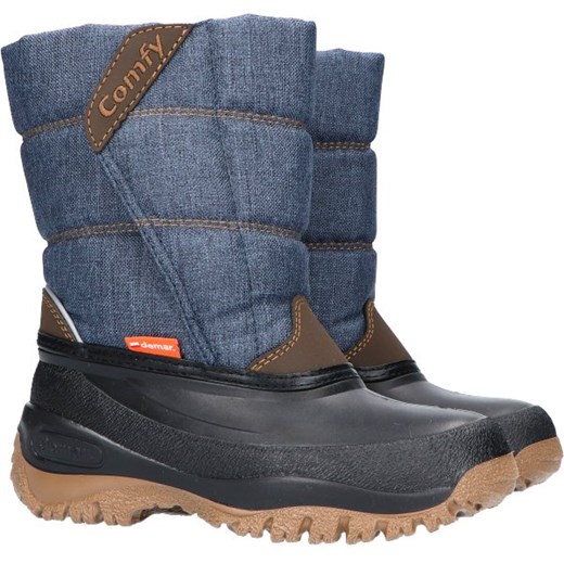 Niebieskie śniegowce dziecięce COMFY ze sklepu Demar24 w kategorii Buty zimowe dziecięce - zdjęcie 178265322