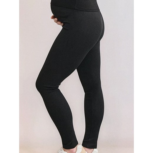 Sinsay - Legginsy MAMA - czarny Sinsay XS Sinsay promocja