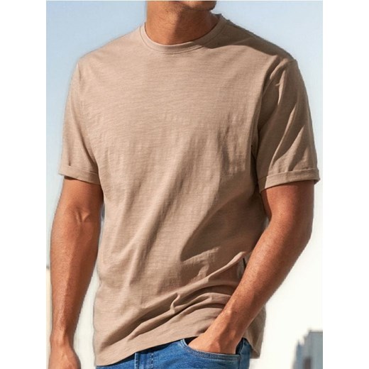 Sinsay - Koszulka - brązowy ze sklepu Sinsay w kategorii T-shirty męskie - zdjęcie 178267522