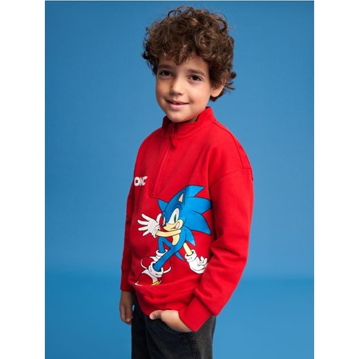 Sinsay - Bluza Sonic the Hedgehog - czerwony ze sklepu Sinsay w kategorii Bluzy chłopięce - zdjęcie 178267561