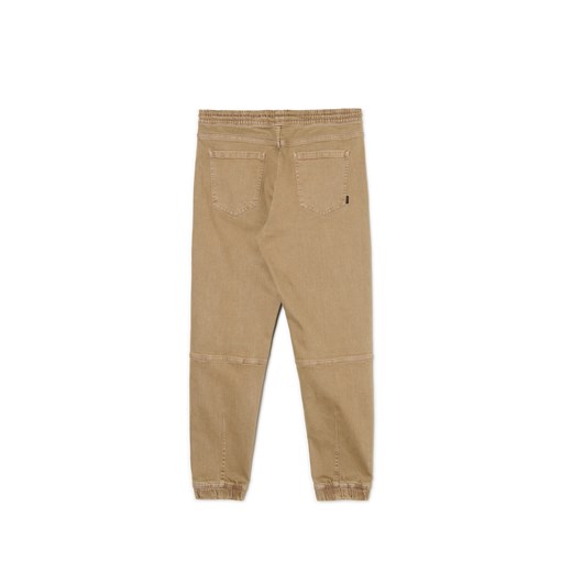 Cropp - Beżowe spodnie joggery regular - beżowy Cropp L STANDARD Cropp