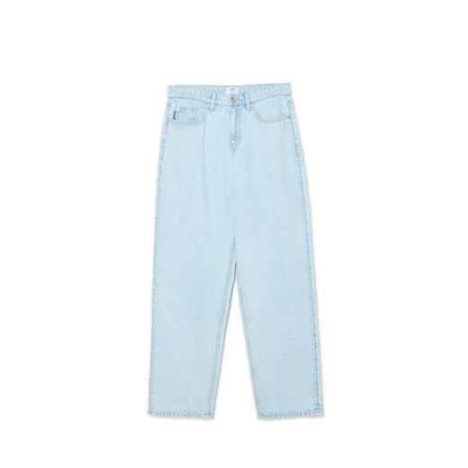 Cropp - Błękitne jeansy baggy - niebieski ze sklepu Cropp w kategorii Jeansy męskie - zdjęcie 178268170