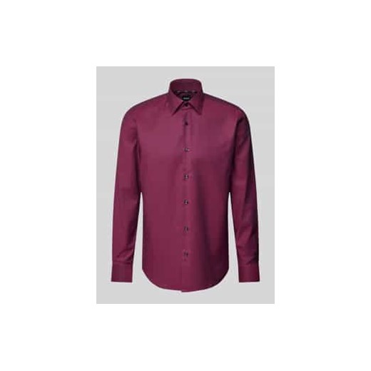Koszula biznesowa o kroju regular fit z listwą guzikową ze sklepu Peek&Cloppenburg  w kategorii Koszule męskie - zdjęcie 178273494