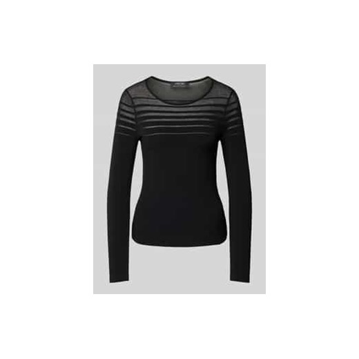 Sweter z dzianiny z okrągłym dekoltem ze sklepu Peek&Cloppenburg  w kategorii Swetry damskie - zdjęcie 178273552
