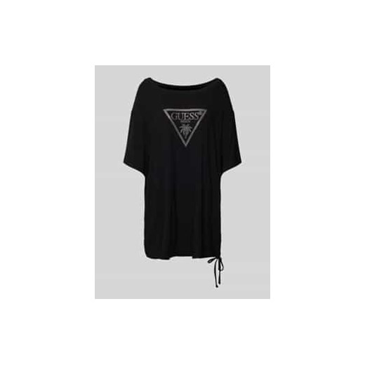 T-shirt o kroju oversized z obszyciem kamieniami stras ze sklepu Peek&Cloppenburg  w kategorii Bluzki damskie - zdjęcie 178273561