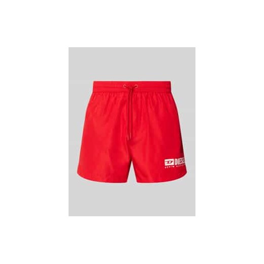 Spodenki kąpielowe z nadrukiem z logo model ‘KEN’ ze sklepu Peek&Cloppenburg  w kategorii Kąpielówki - zdjęcie 178273574