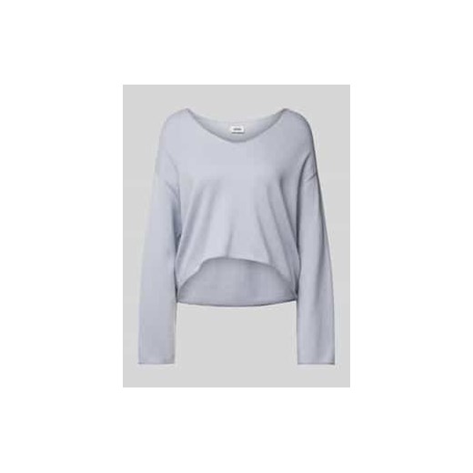 Sweter krótki z dzianiny z dekoltem w łódkę ze sklepu Peek&Cloppenburg  w kategorii Swetry damskie - zdjęcie 178273671