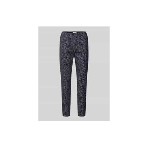 Spodnie materiałowe o skróconym kroju slim fit ze sklepu Peek&Cloppenburg  w kategorii Spodnie damskie - zdjęcie 178273722
