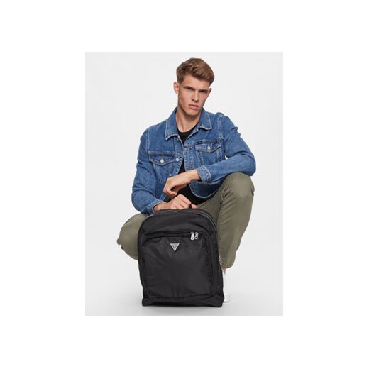 Guess Plecak Certosa Nylon Smart HMECRN P3178 Czarny Guess uniwersalny MODIVO