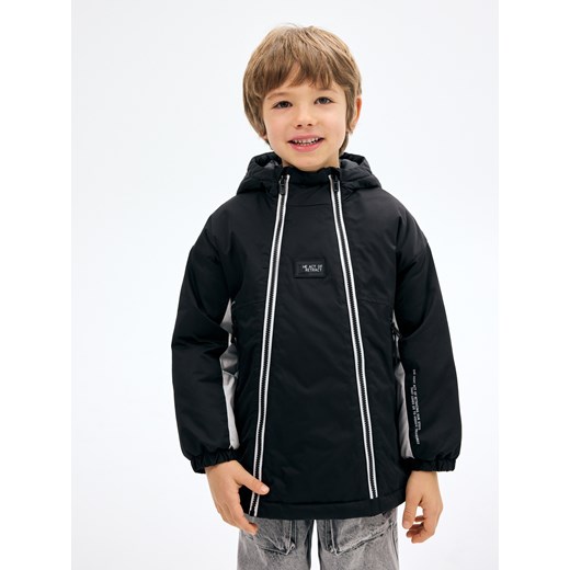 Reserved - Ocieplana kurtka z kapturem - czarny Reserved 128 (7-8 lat) Reserved
