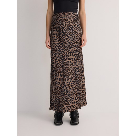 Reserved - Spódnica maxi w zwierzęcy wzór - wielobarwny ze sklepu Reserved w kategorii Spódnice - zdjęcie 178276402