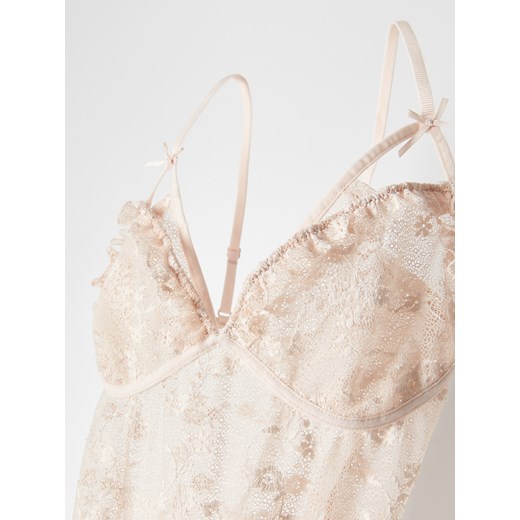 Body damskie Reserved beżowe z elastanu 