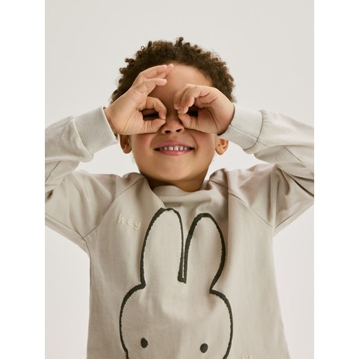 Reserved - Longsleeve Miffy - jasnoszary Reserved 98 (2-3 lata) Reserved