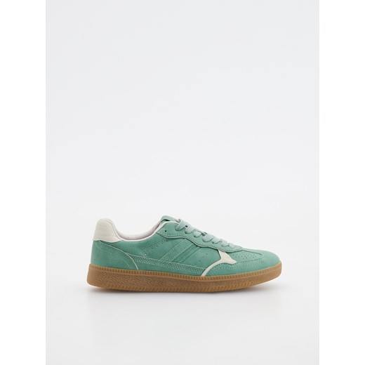 Reserved - Sneakersy z kontrastowymi elementami - zielony ze sklepu Reserved w kategorii Buty sportowe damskie - zdjęcie 178281721
