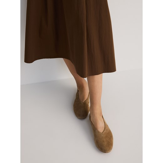 Reserved - Zamszowe baleriny - brązowy Reserved 41 Reserved