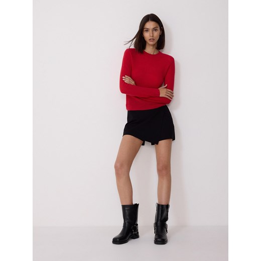 Reserved - Sweter z domieszką alpaki - czerwony ze sklepu Reserved w kategorii Swetry damskie - zdjęcie 178282583